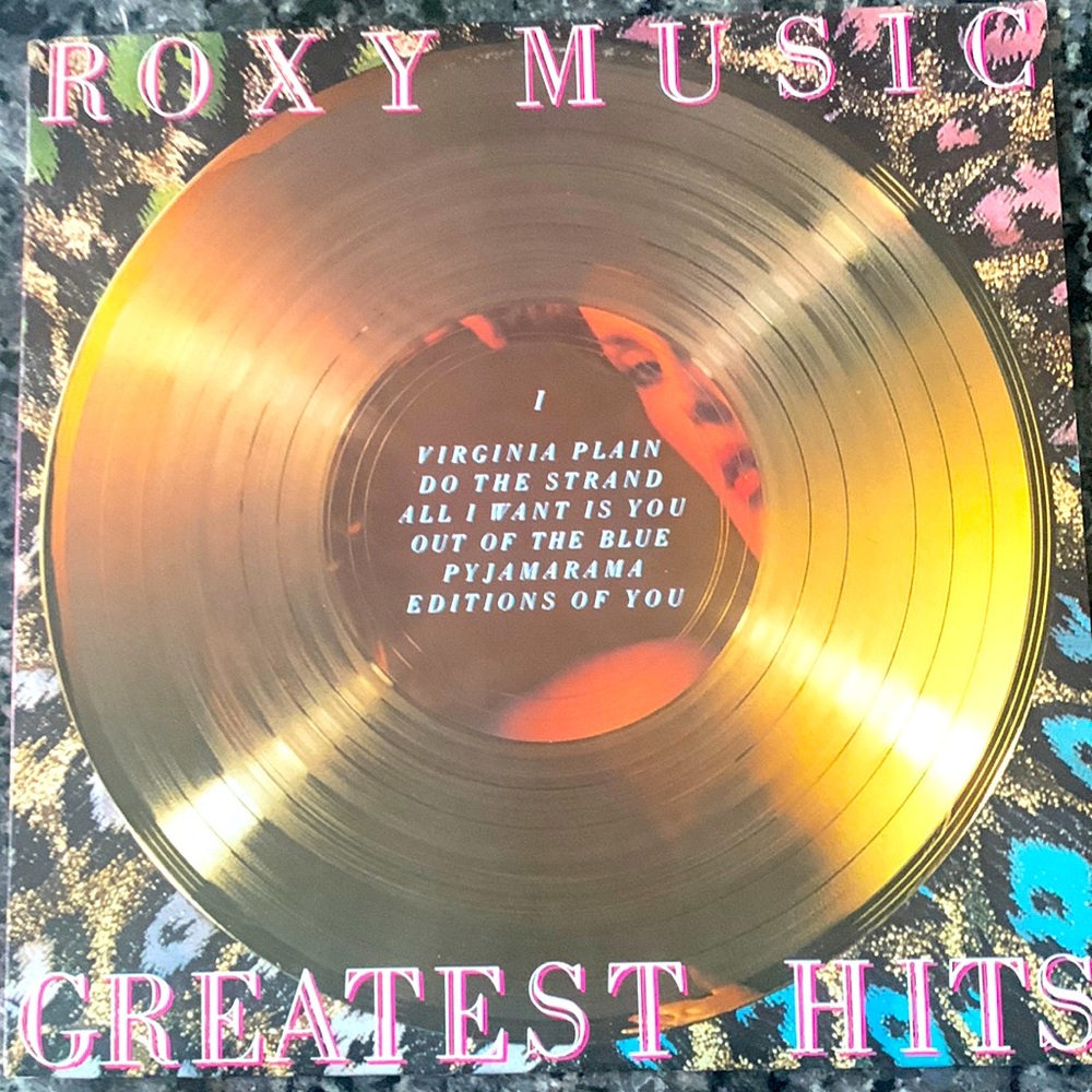LP vintage Roxy Music Greatest Hits